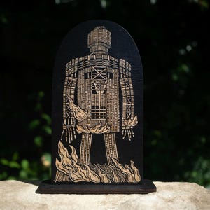 The Wicker Man Decoration: Birch Plywood Lord Summerisle Figure