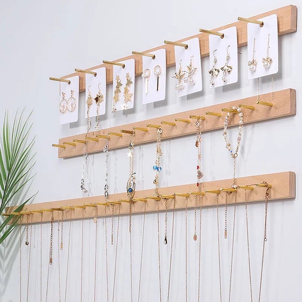 Necklace Wall Rack - Etsy