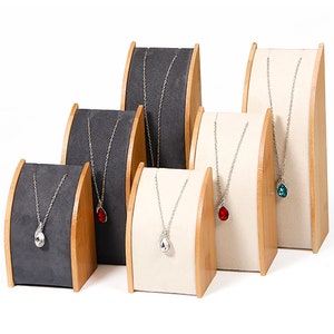 Necklace Display Holder Stand Jewelry Holder Jewelry Display Stand Pendant Necklace Organizer Rack