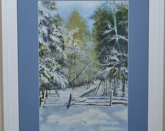 Nieve de Georgia de principios de invierno