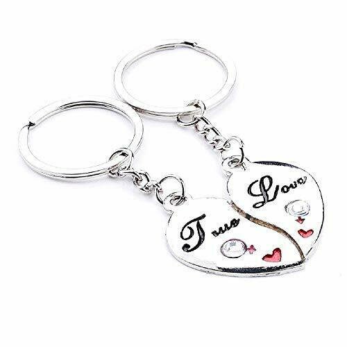 Broken Heart Keychain True Love 1 Set of Two Etsy
