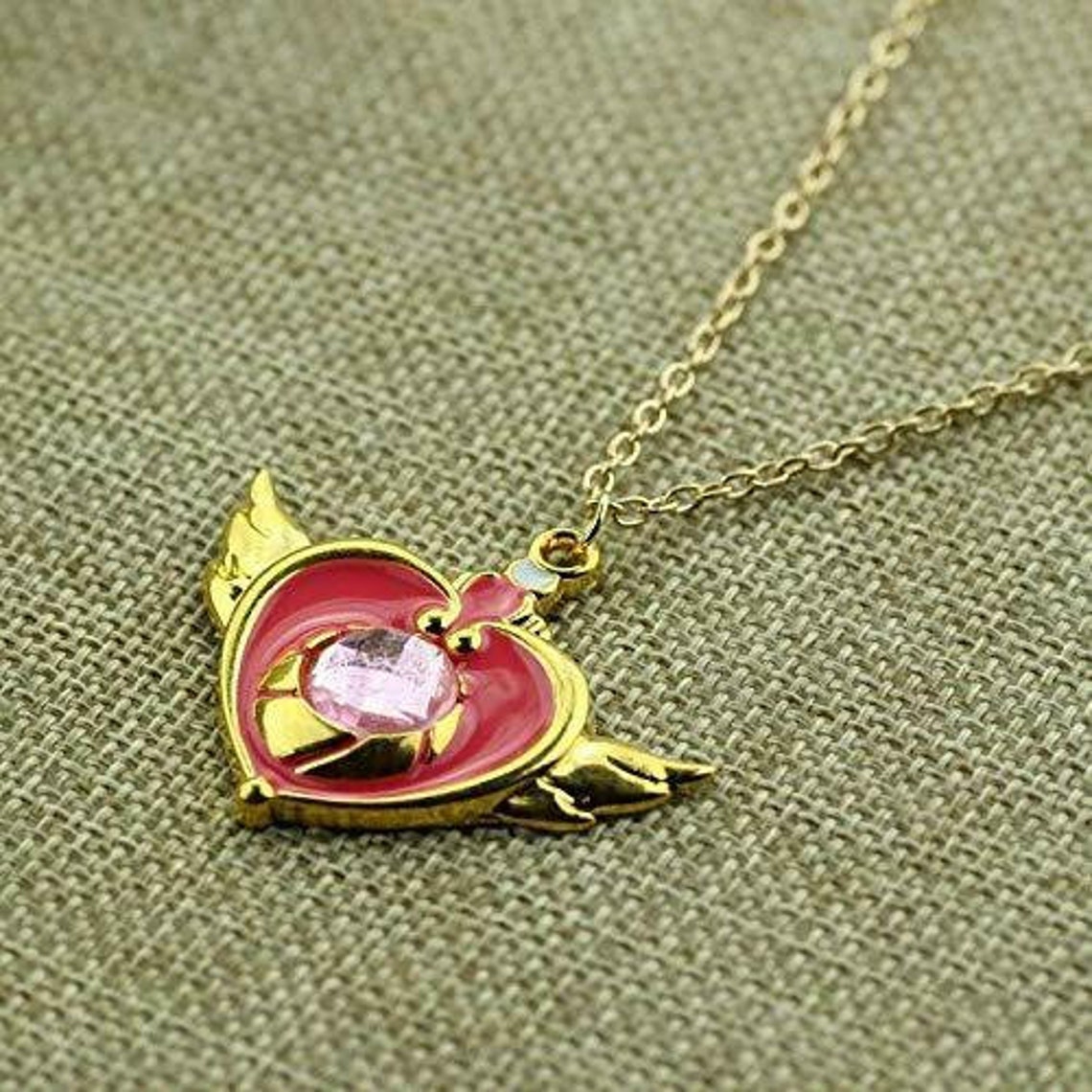 Sailor moon heart necklace Clearance