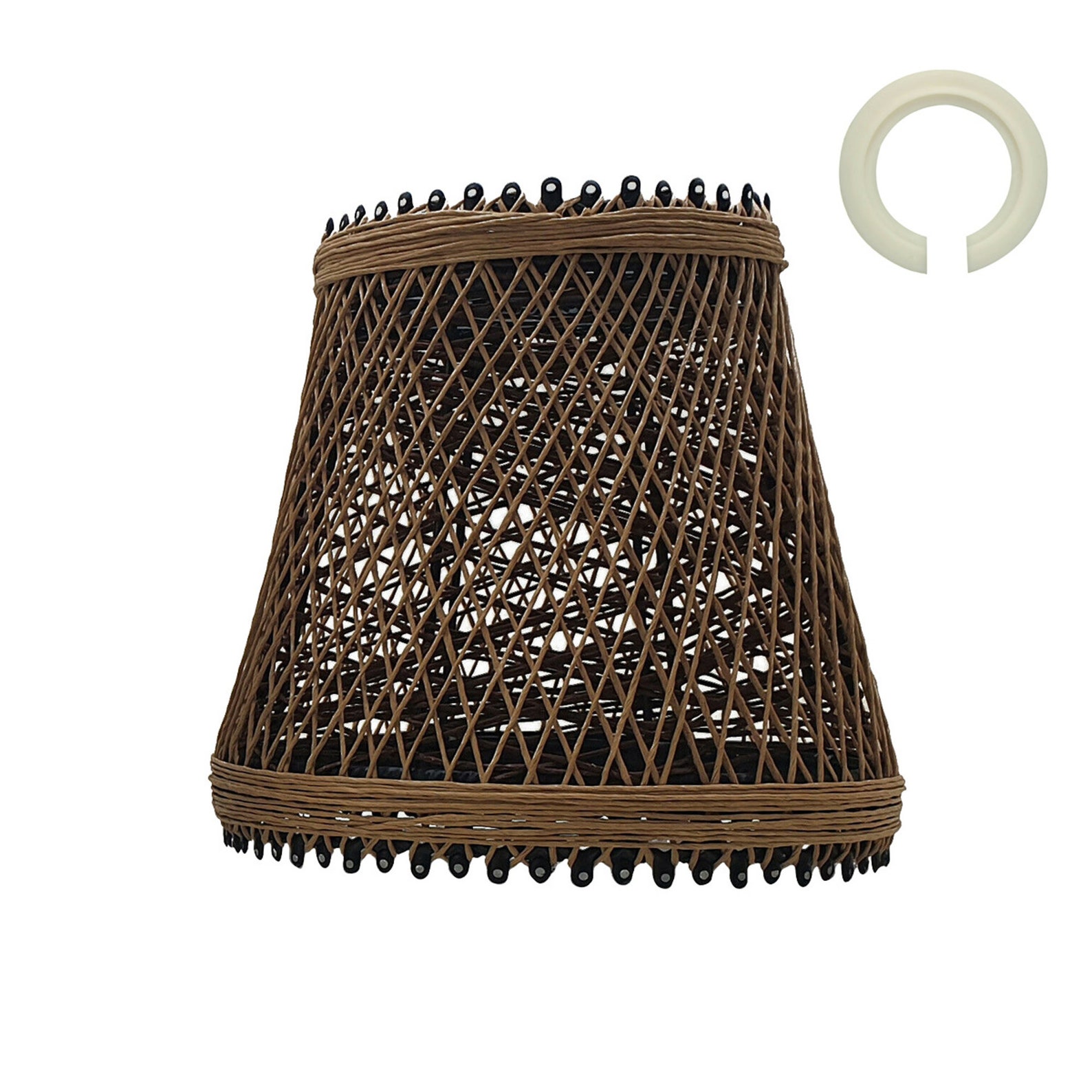 Natural Hessian Light Shade Lamp Rattan Lampshade Woven Design Etsy