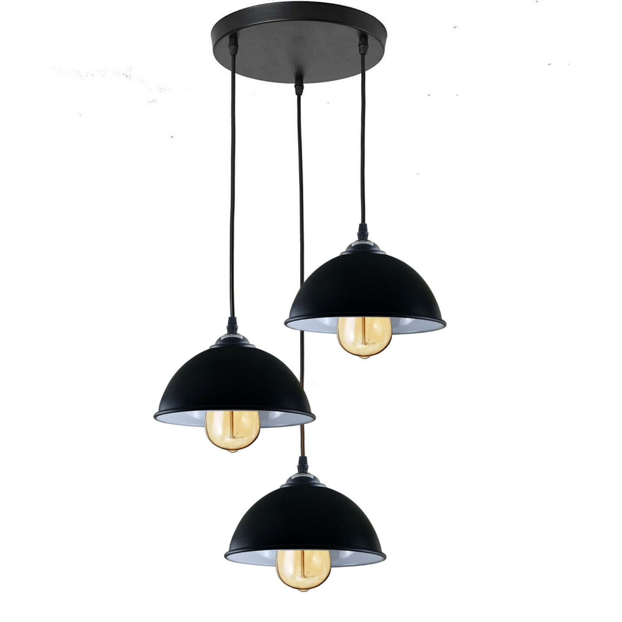 3 Head Pendant Lights / Single Pendant Light Vintage Etsy