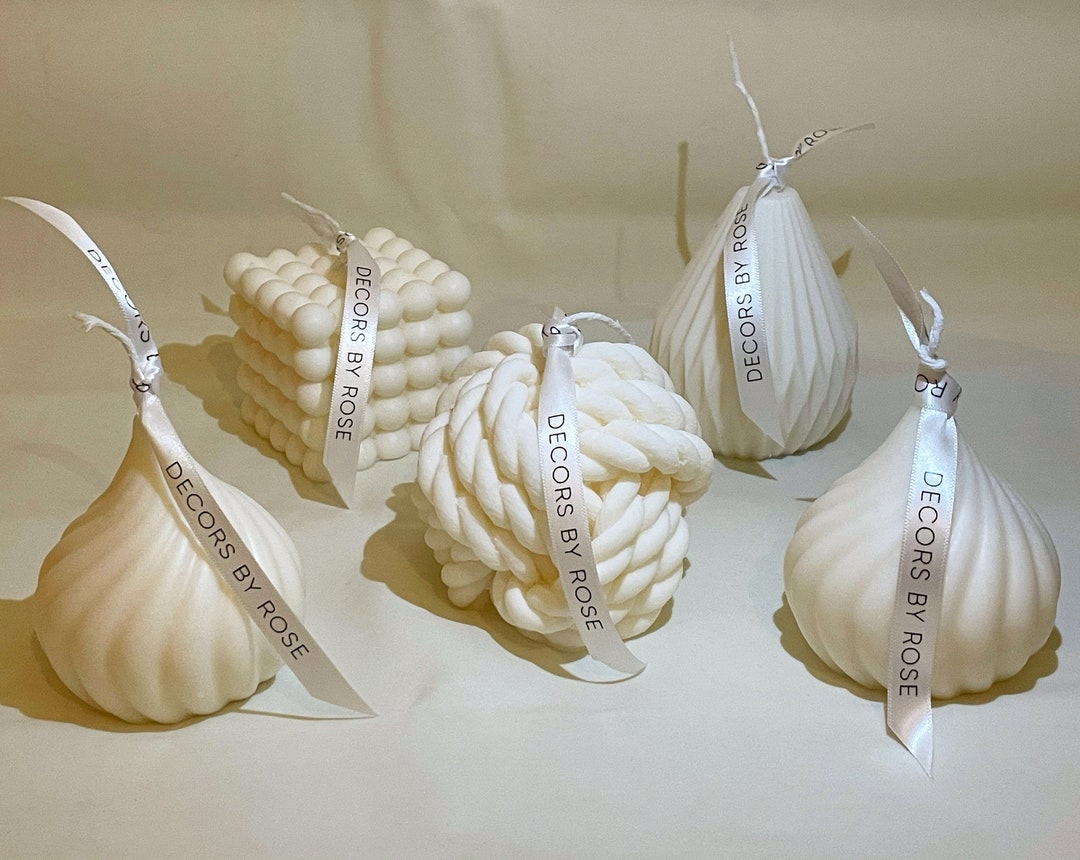 Yarn Ball Candle I Magic Bubble Candle I Cavity Onion Candle I