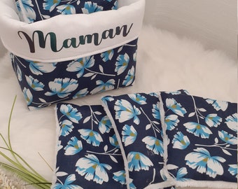 Panière avec lingettes "Maman"