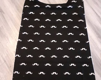 Serviette de table "Moustache" - Grand bavoir