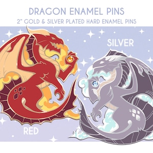 Dragon Enamel Pins