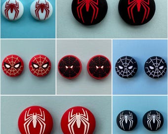 XBOX/PS4/5 THUMB GRIPS - Spiderman, Xbox, Playstation, Joystick Caps, Covers, Console, Controller Accessories. Super fast dispatch!