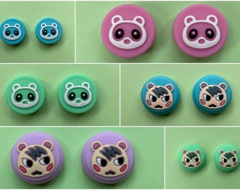 SWITCH THUMB GRIPS - Nintendo Switch/Switch Lite, Animal Crossing, Joy-con Cover, Joystick Caps, Console Accessories. Super fast dispatch!
