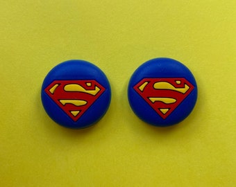 XBOX/PS4/5 THUMB GRIPS - Superman, Dc Xbox, Playstation, Joystick Caps, Covers, Console, Controller Accessories. Super fast dispatch!