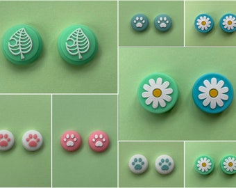 SWITCH THUMB GRIPS - Nintendo Switch/Switch Lite, Animal Crossing, Joy-con Cover, Joystick Caps, Console Accessories. Super fast dispatch!