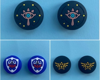 SWITCH THUMB GRIPS - Nintendo Switch/Switch Lite, Legend of Zelda, Joy-con Cover, Joystick Caps, Console Accessories. Super fast dispatch!