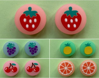 SWITCH THUMB GRIPS - Nintendo Switch/Switch Lite, Fruit, Joy-con Cover, Joystick Caps, Console Accessories. Super fast dispatch!