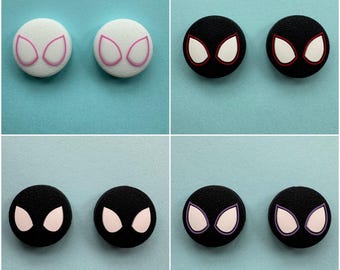 SWITCH THUMB GRIPS - Nintendo Switch/Switch Lite, Spiderman, Joy-con Cover, Joystick Caps, Console Accessories. Super fast dispatch!