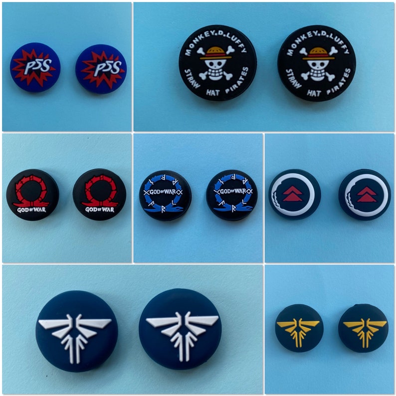 XBOX/PS4/5 THUMB GRIPS -Last of us, God of War, Playstation, Joystick Caps, Covers, Console, Controller Accessories. Super fast dispatch! image 1