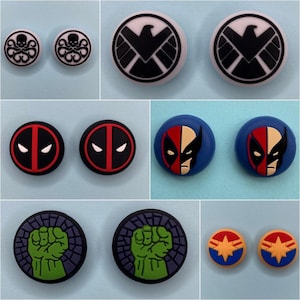XBOX/PS4/5 THUMB GRIPS - Marvel, Xbox, Playstation, Joystick Caps, Covers, Console, Controller Accessories. Super fast dispatch!
