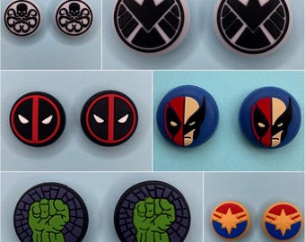 XBOX/PS4/5 THUMB GRIPS - Marvel, Xbox, Playstation, Joystick Caps, Covers, Console, Controller Accessories. Super fast dispatch!