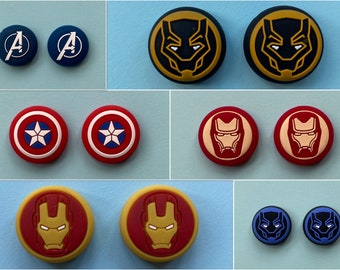 XBOX/PS4/5 THUMB GRIPS - Avengers, Xbox, Playstation, Joystick Caps, Covers, Console, Controller Accessories. Super fast dispatch!