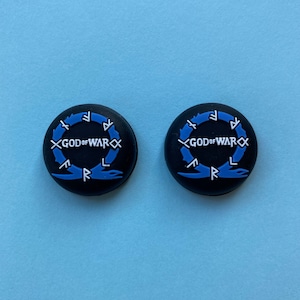 XBOX/PS4/5 THUMB GRIPS -Last of us, God of War, Playstation, Joystick Caps, Covers, Console, Controller Accessories. Super fast dispatch! God of War Ragnarok