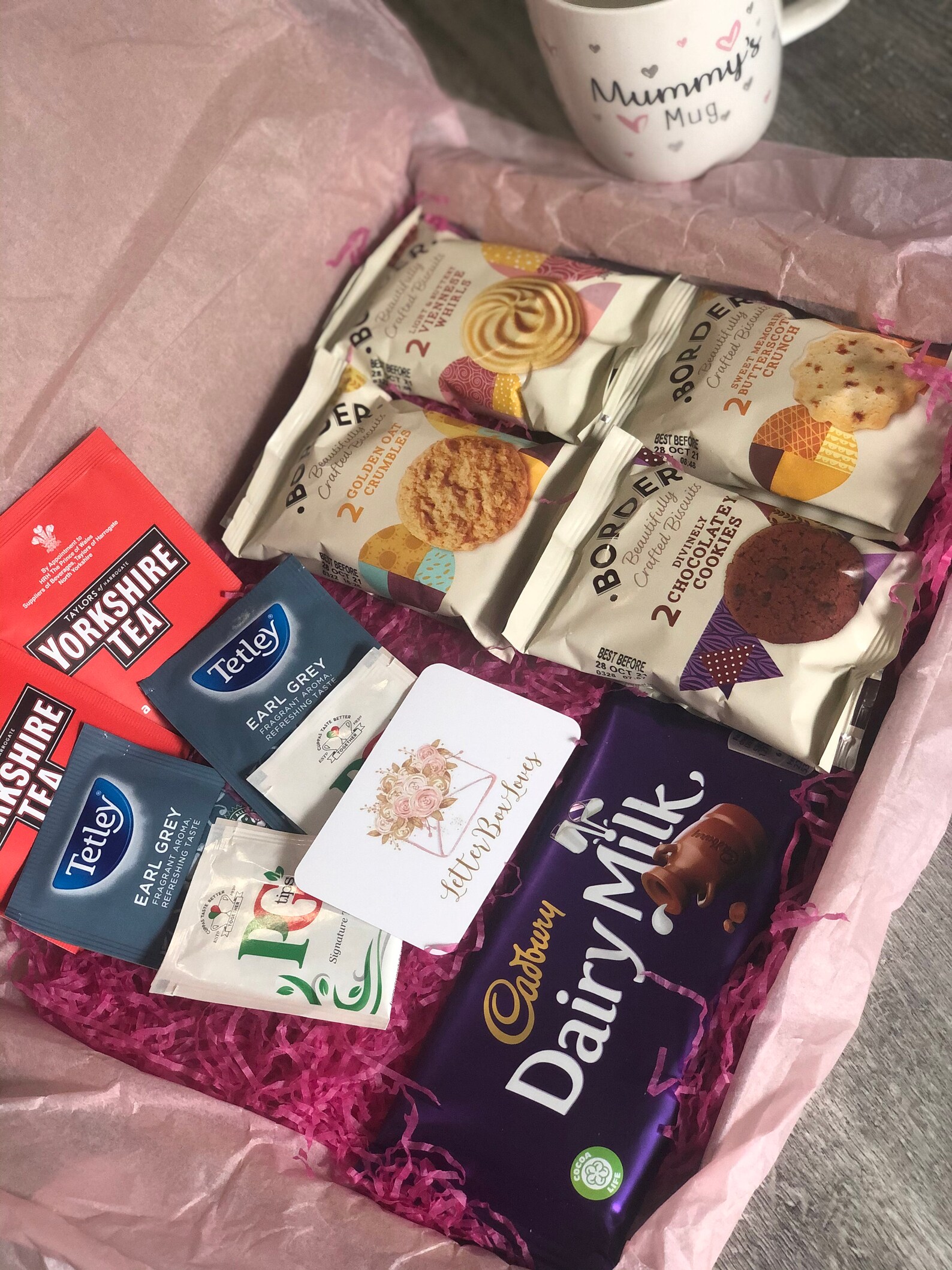 Tea & Biscuit Box Letterbox Gift Tea Lovers Gift Box Etsy