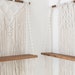 Macrame Shelf Pack of 2 | Macrame Wall Hanging Shelf | Boho Decor | Floating Shelves | Boho Shelf | Macrame Hanging Shelf | US Brand 