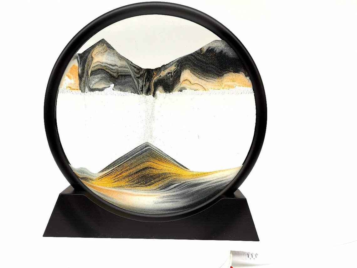 Moving Sand Art Sand Picture Frame Unique Office Decor Etsy