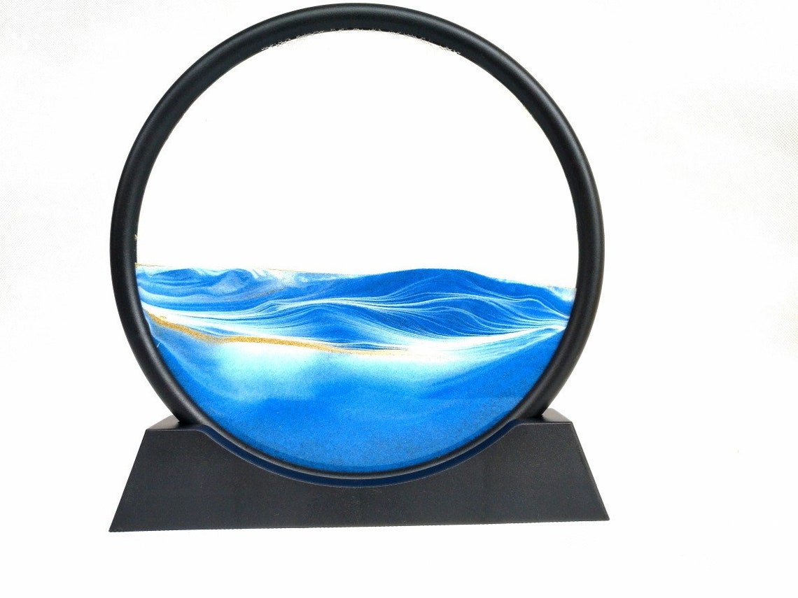 Moving Sand Art Sand Picture Frame Unique Office Decor Etsy