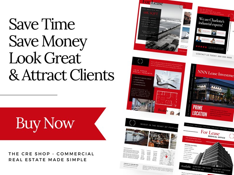 Commercial Real Estate Brochure and Flyer Templates Real Estate Mailers