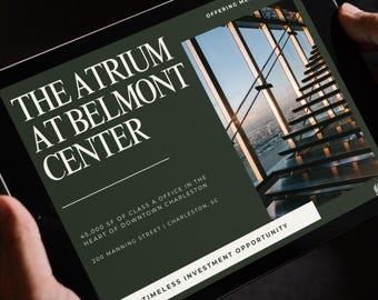 Commercial Real Estate Offering Memorandum Template: Canva Investor Package