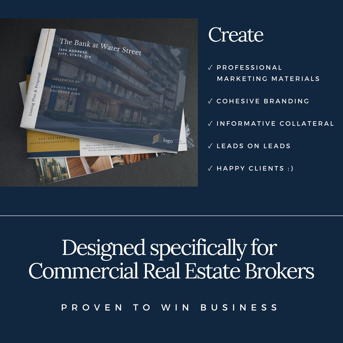 Commercial Real Estate Listing Presentation Template: Canva/powerpoint ...