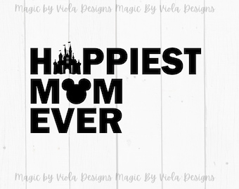 La mamá más feliz de todos los tiempos Descarga digital, Vacaciones familiares SVG PNG Cortar archivo