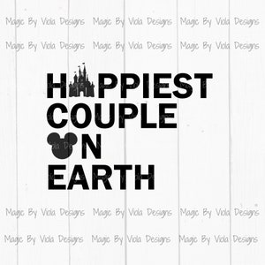 Download digitale delle coppie più felici sulla terra, file di taglio PNG SVG per le vacanze in famiglia