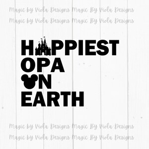 Opa più felice della terra! Archivio digitale! PNG e SVG