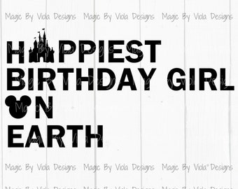 Plus joyeux anniversaire fille sur terre téléchargement numérique, vacances en famille fichier PNG SVG coupe