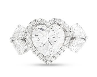 Hot Diamonds Juego De Anillos Altamente Pulidos, Plata Esterlina Rodiada, NA