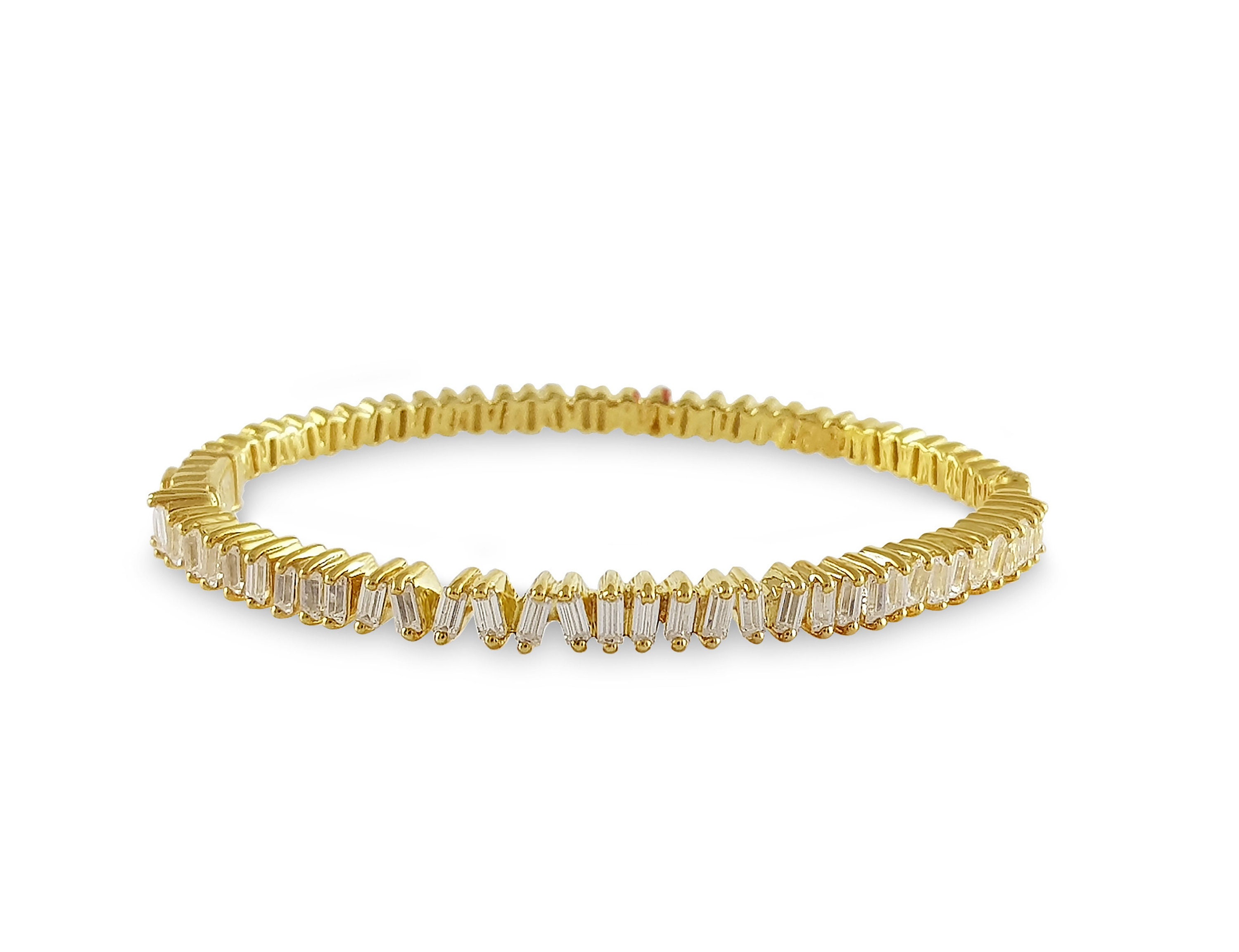 Rose Gold Baguette Bracelet – GIVA Jewellery