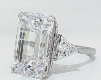 Anillo de compromiso de tres piedras de Demi Lovato, joyería hecha