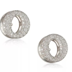 Glorious Designer Adstar Diamond Cufflinks 925 Sterling Silver Luxury Party Jewelry For Men