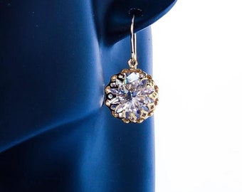Bridgerton Inspired Gorgeous Dangle Drop Earrings, Luxury Earrings, Handmade Gift, Celebrity Jewelry, Adastra Jewelry