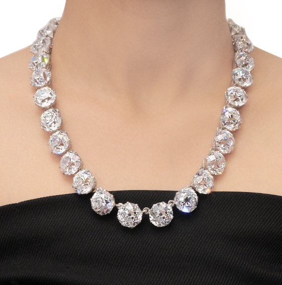 41+ Carat Diamond Riviera Necklace