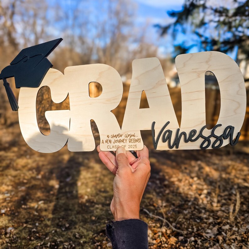 Grad Name Sign Personalized Grad Name Sign, 2026 Graduation Guestbook, Guestbook ...