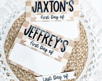 Personalized Back to School Sign, Interchangeable School Sign, Back to School Photo Prop, Reusable School Sign, Retro School Sign, First Day