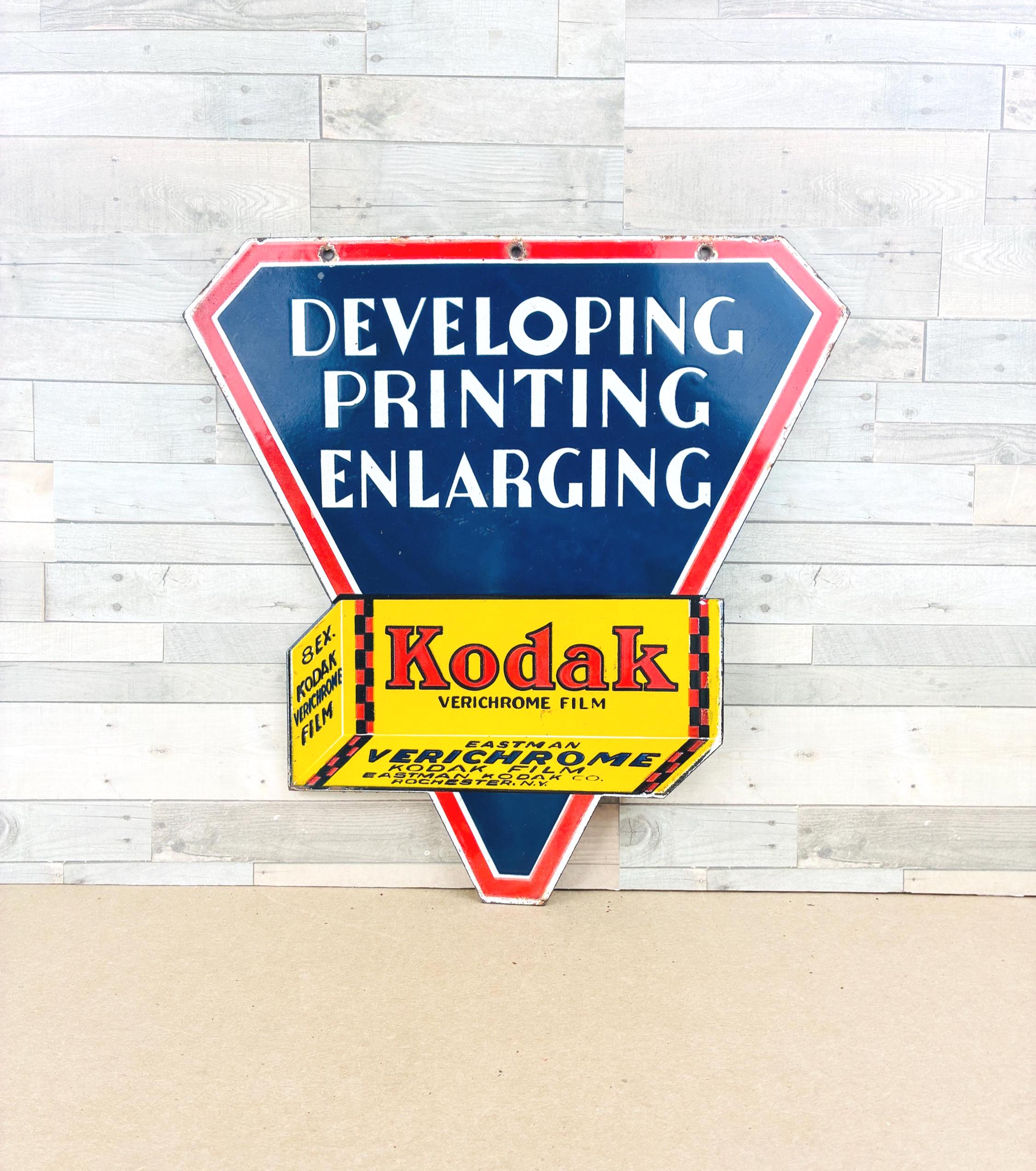 Vintage Kodak Sign - Etsy