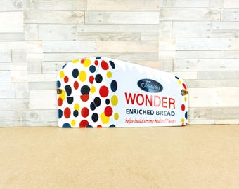 Vintage Wonder Bread Porcelain Sign, Kitchen Bakery Wall Decor
