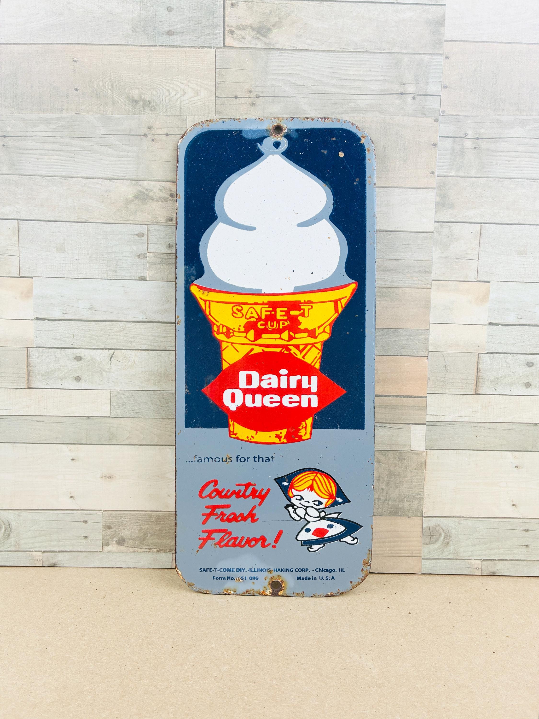 Vintage Dairy Queen Sign - Etsy