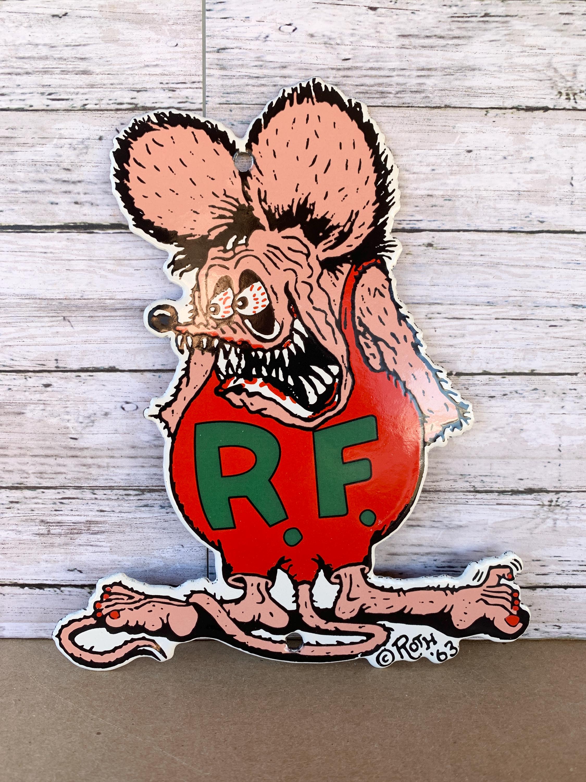 1992 Rat Fink Poster フェルト紙プリント •正規オリジナル品 RAT FINK IN COLOR POSTER - VINTAGE REPRINT | eBay