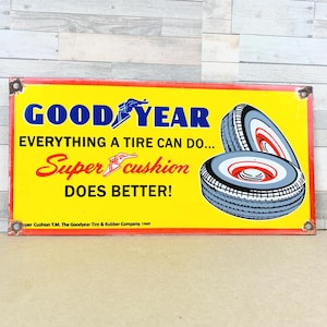 Goodyear Porcelain Sign - Etsy