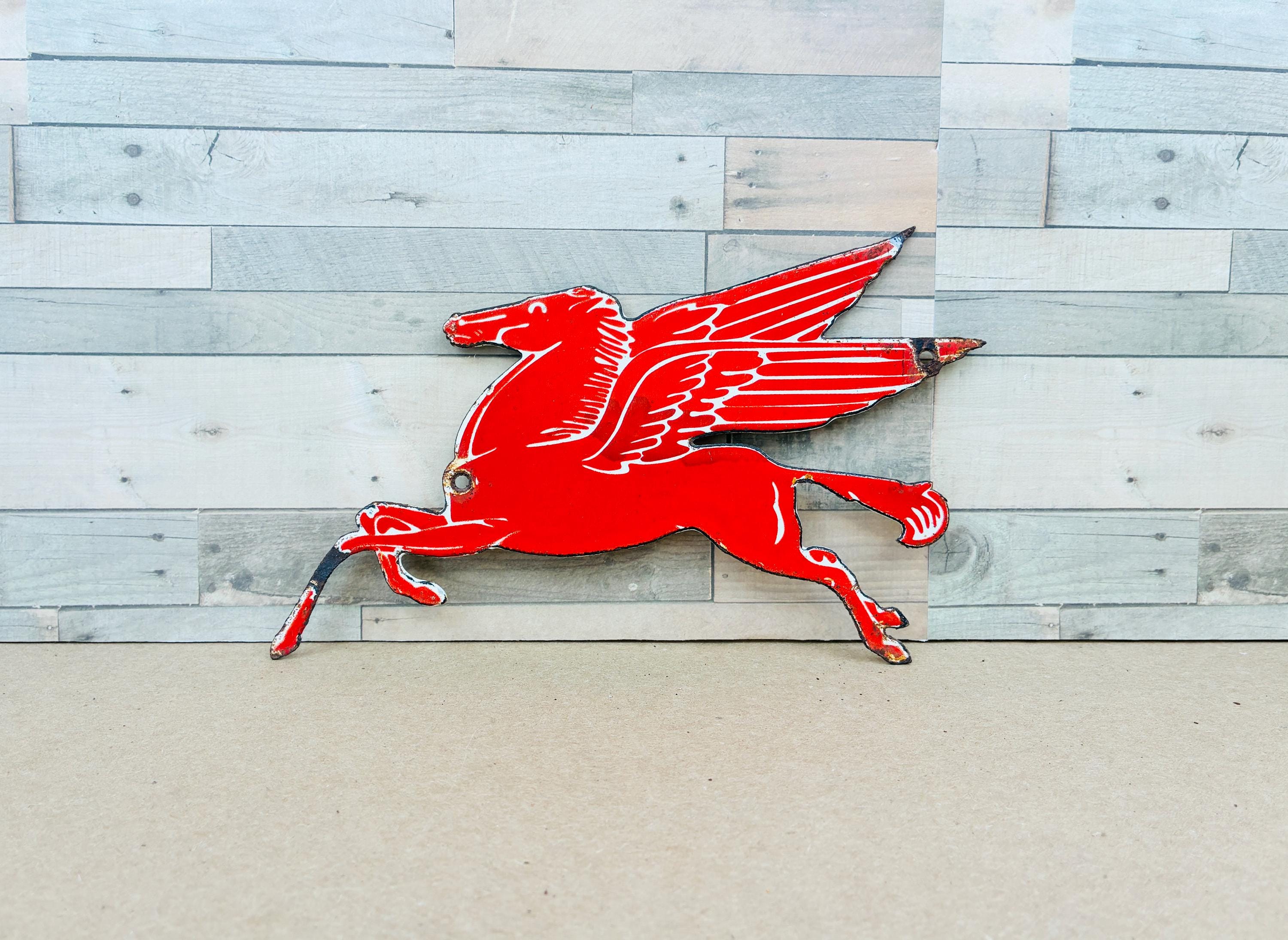 Mobil Gas Sign Pegasus - Etsy