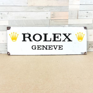Rolex Enamel Sign - Etsy